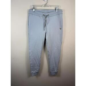 *NWT* Paul Smith Mens Zebra Logo Sweatpants Joggers Light Blue Medium